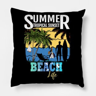I Love the Beach Life Pillow