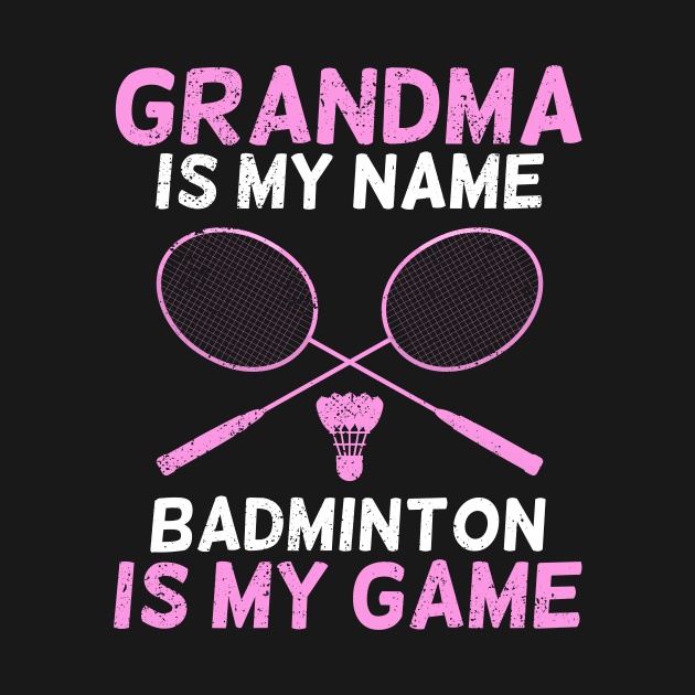 Grandma Badminton Player Grandmother Gift by Dolde08