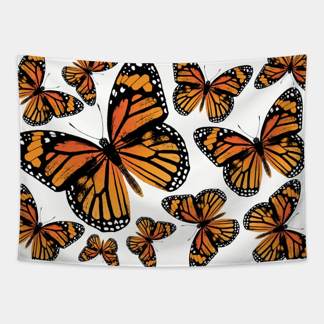 Monarch Butterflies | Monarch Butterfly | Vintage Butterflies | Butterfly Patterns | Tapestry by Eclectic At Heart