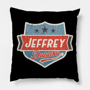 Jeffrey Dahmer vintage art Pillow