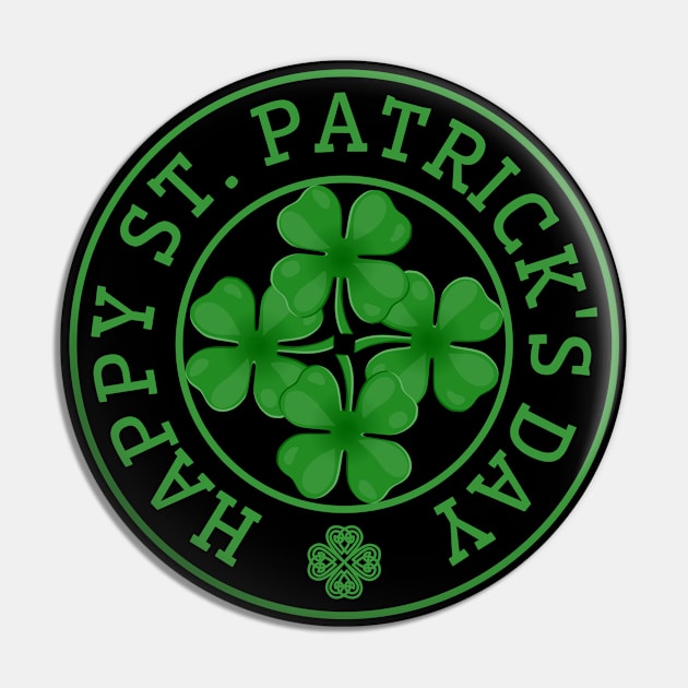 Happy St Patricks Day _ St Paddys Day Pin by POD Creations