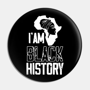 I'am Black History, Pin