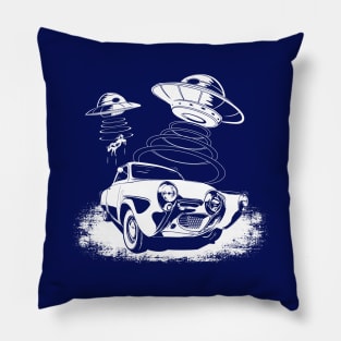 50 Studebaker being abducted by a UFO Pillow