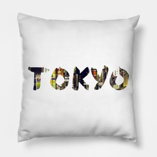 Sci Fi Tokyo City Pillow