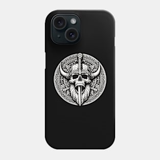 Odin's Celtic Skull. Phone Case