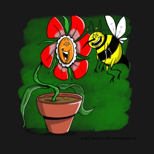 Flower and Bee T-Shirt