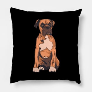 German Boxer - the best dog breed Pillow