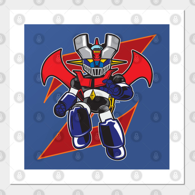 Mazinger Z Retro 2 Mazinger Z Posters And Art Prints Teepublic