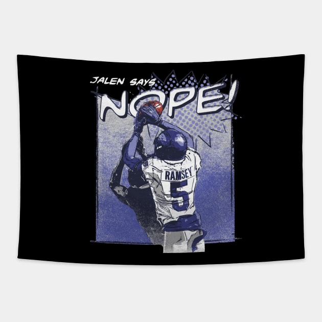 Jalen Ramsey Los Angeles R Nope Tapestry by Chunta_Design