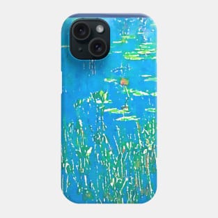 Water Lily print Phone Case