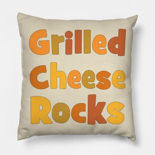 Grilled Cheese Rocks Pillow