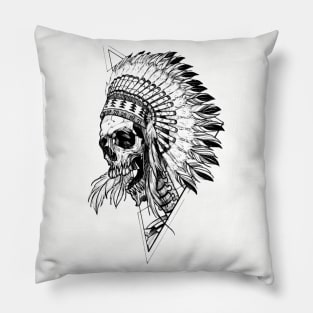 Indian Skull Pillow