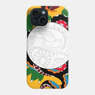 serpiente old school Phone Case