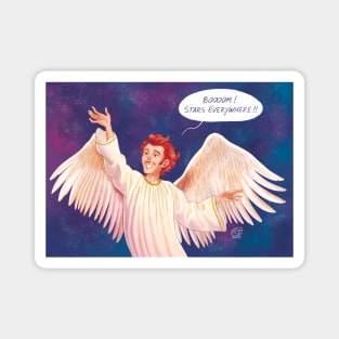 Angel Crowley Magnet