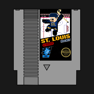 St Louis Hockey 8 bit cartridge design T-Shirt