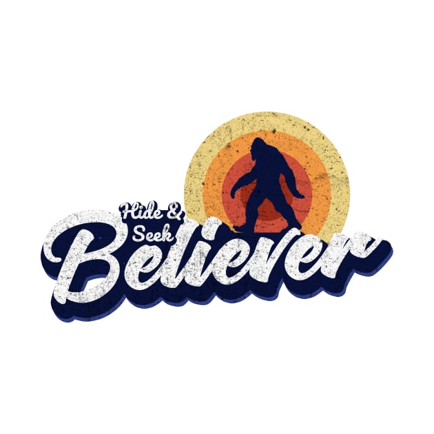 Awesome Bigfoot hide & seek believer by Teeshirto