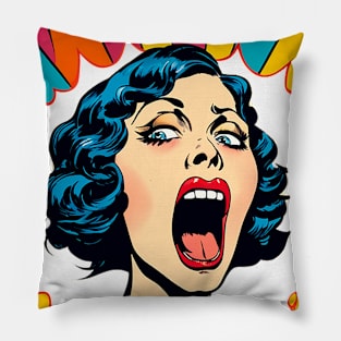 she screams I scream Pillow