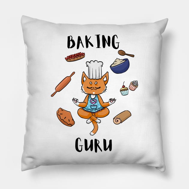 Baking Guru Pillow by eQumi