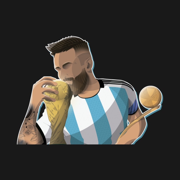 Messi 2022 by Pedro Nuin