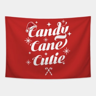 Candy Cane Cutie - Funny Christmas Candy Cane Snowflake Xmas Tapestry