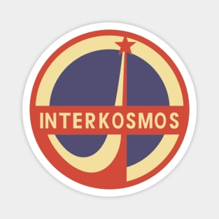 Interkosmos Russian Space Program Logo Magnet