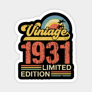 Retro vintage 1931 limited edition Magnet