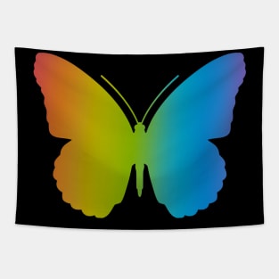 Rainbow Tie Dye Butterfly Tapestry