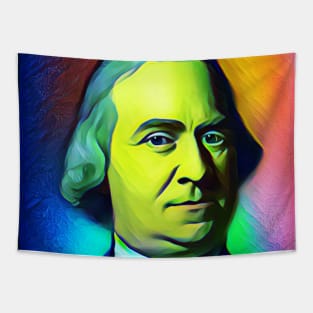 Samuel Adams Colourful Portrait | Samuel Adams Artwork 7 Tapestry