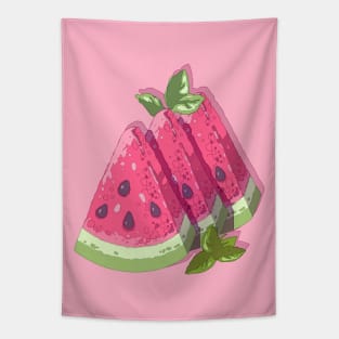 The cute watermelon slices Tapestry