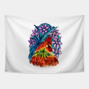 Year of the Rooster (Large, untiled design) Tapestry