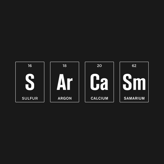 SArCaSm Periodic Table WoB by Buskveld
