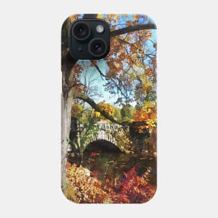 Autumn Tree by Small Stone Bridge Phone Case