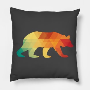 Bear Harlequin Pillow