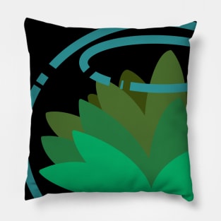 Cute Plant Design ‚Let It Grow‘ | cute Handmade Illustration | By Atelier Serakara Pillow