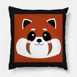 Simple Cute Red Panda Pillow