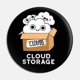 Cloud Storage Cute Weather Technology Pun Pin