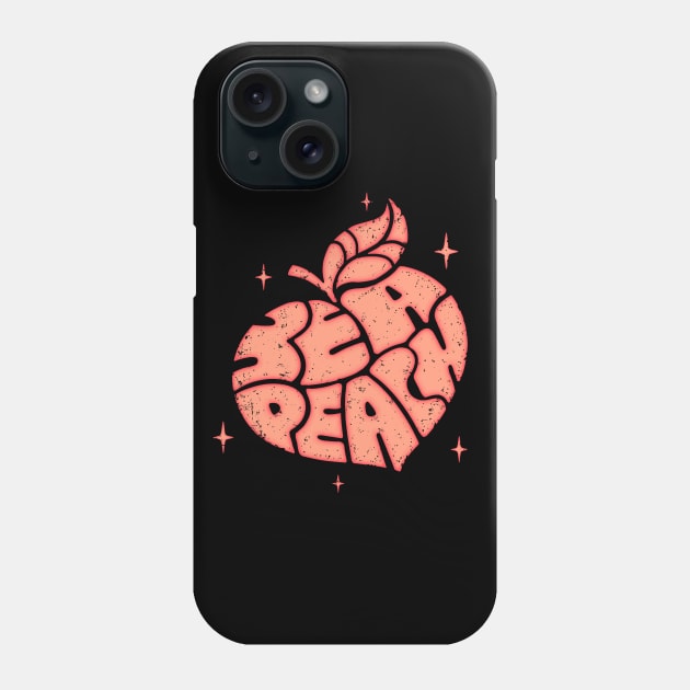 Be a Peach Phone Case by Marianne Martin