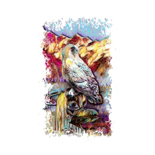 Snowy Owl and Totem T-Shirt