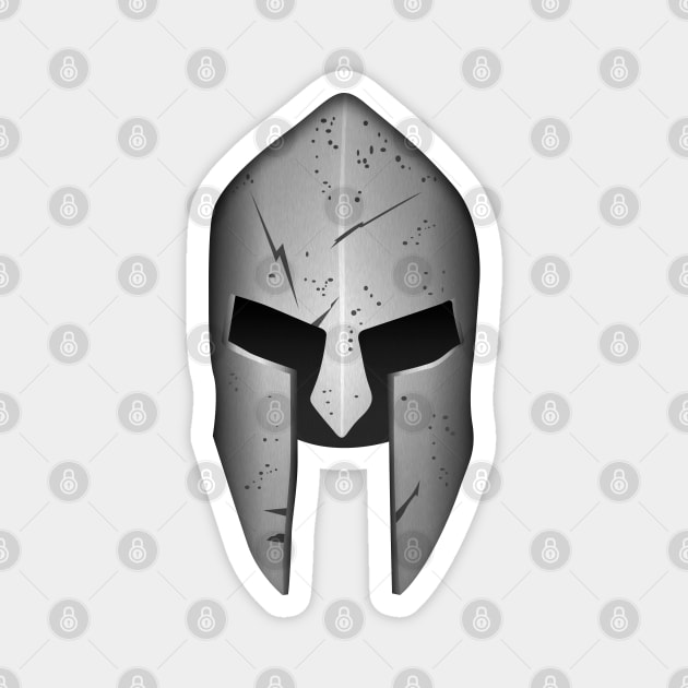 spartan helmet Magnet by DrewskiDesignz