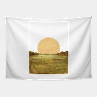 Minimalist landscape Tapestry