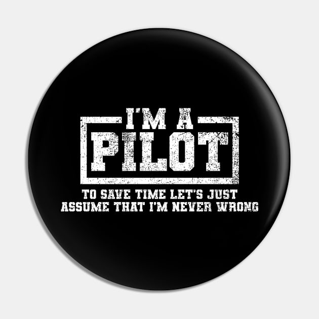 Pilot Aviator Aviation Pin by KAWAIITEE