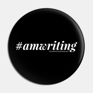 #amwriting - white ink Pin
