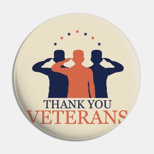 Thank You Veterans Pin