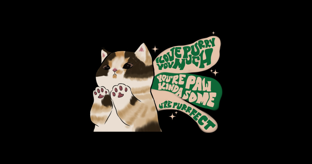 Cats' Love Language Catlovers Posters and Art Prints TeePublic