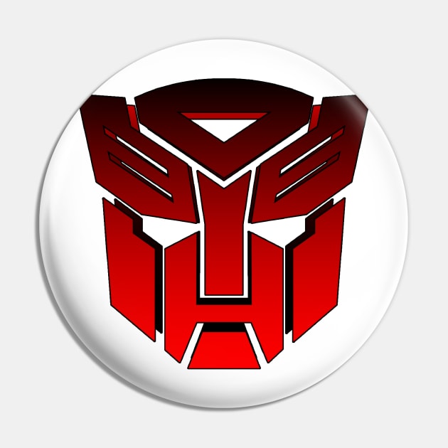 Autobot Insignia / Face Pin by TFPrototype