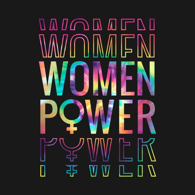 Women Power Pride LGBT International Women Day 2024 Tie Dye by AimArtStudio