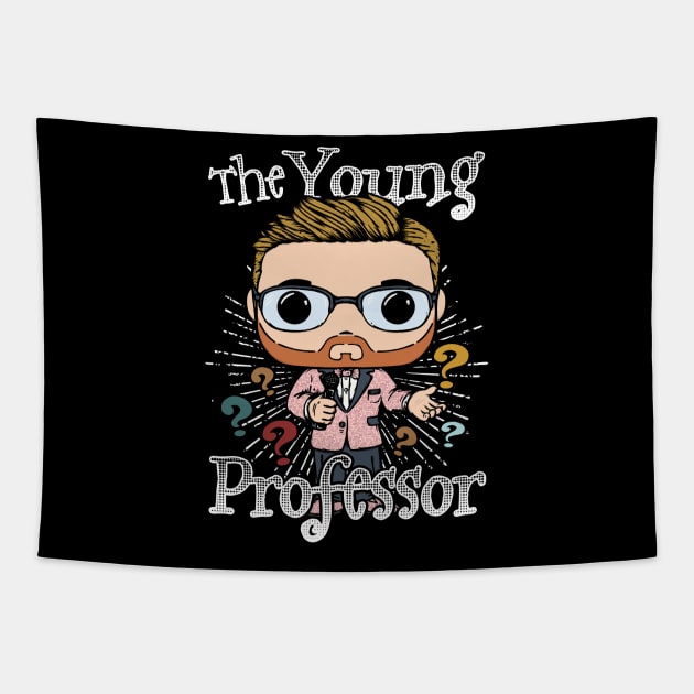 Young Professor Pink Tapestry by The Young Professor