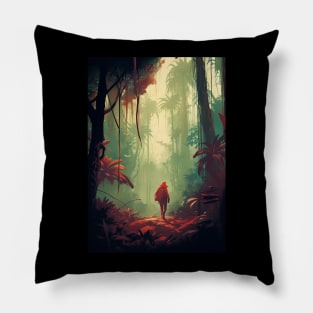 Explore - Jungle Retro Travel Pillow