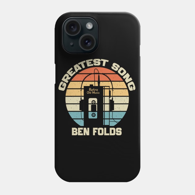 Ben Folds Vintage Phone Case by TeknologiModern