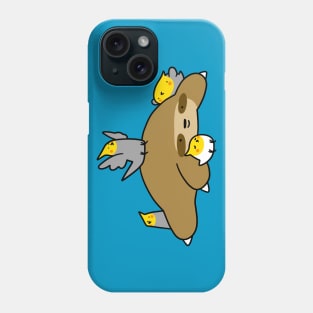 Sloth and Cockatiel Phone Case